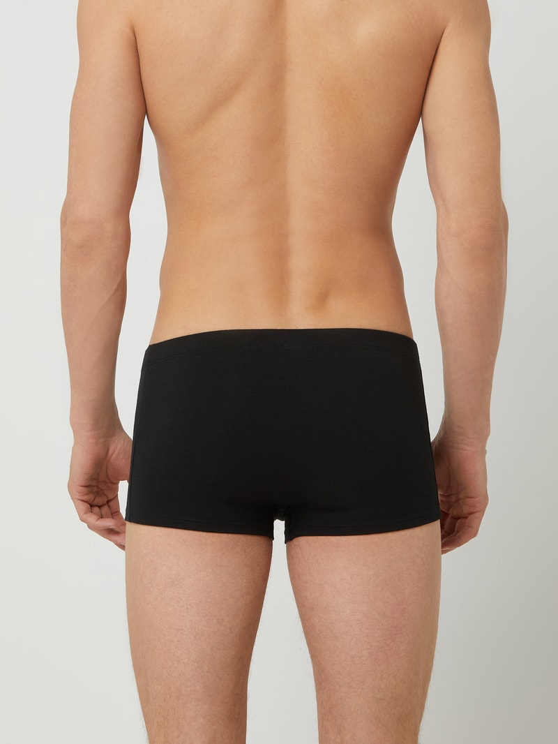 Trunks mit Stretch-Anteil im 2er-Pack Modell 'Advantage Men' in schwarz