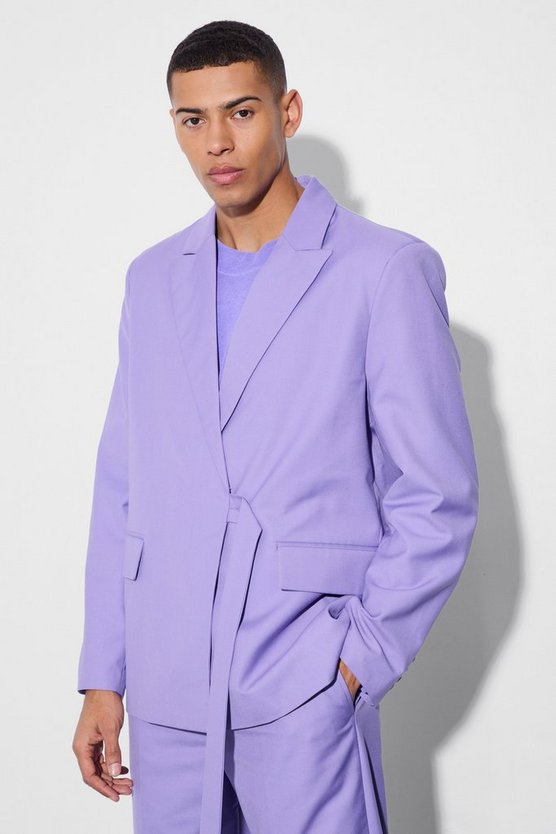 Oversize Blazer mit Träger-Detail