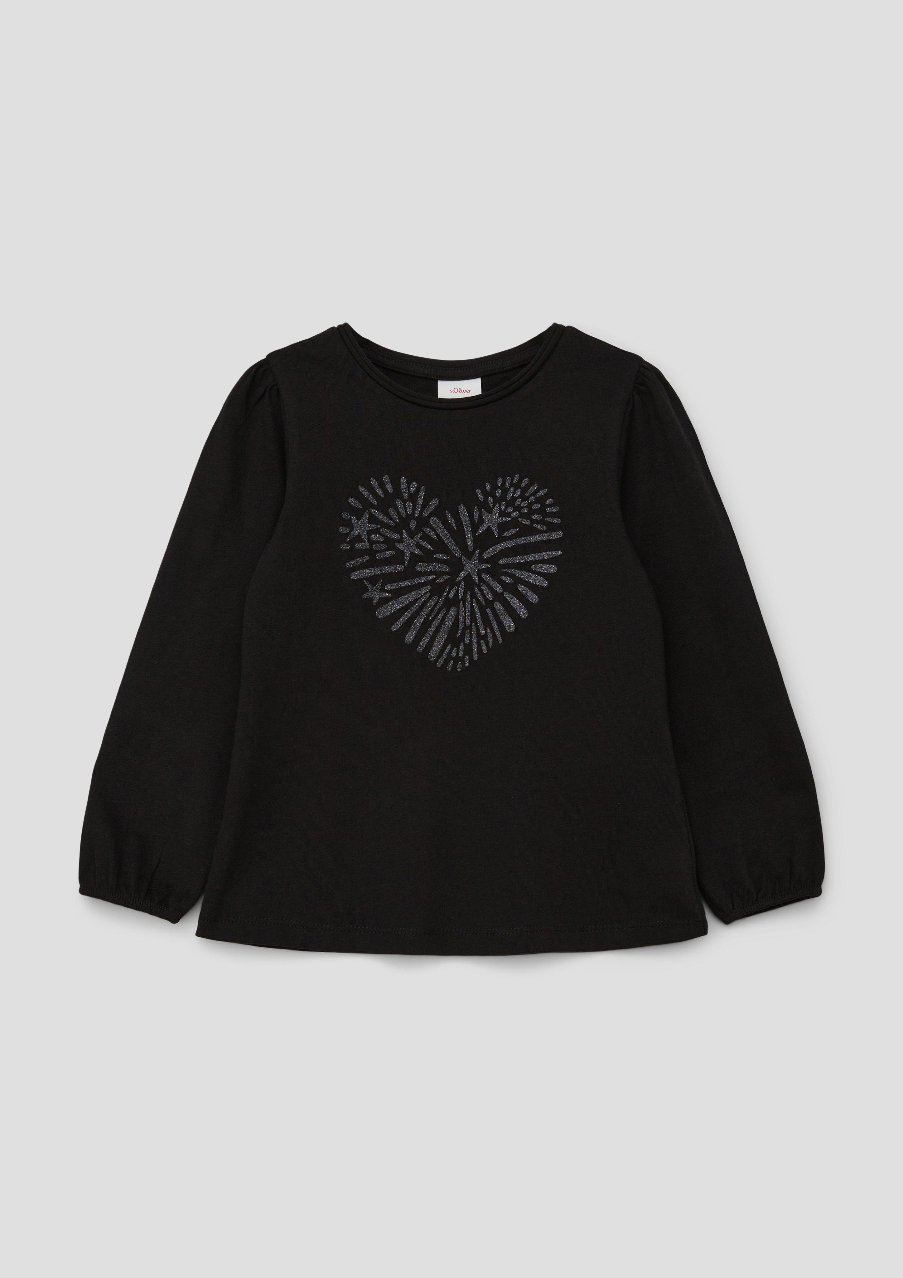 Longsleeve mit glitzerndem Effektprint  2137351-9999