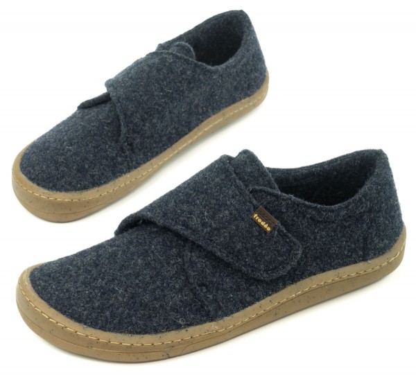 Froddo ~ Wooly LowCut Hausschuh ~ Dark Blue