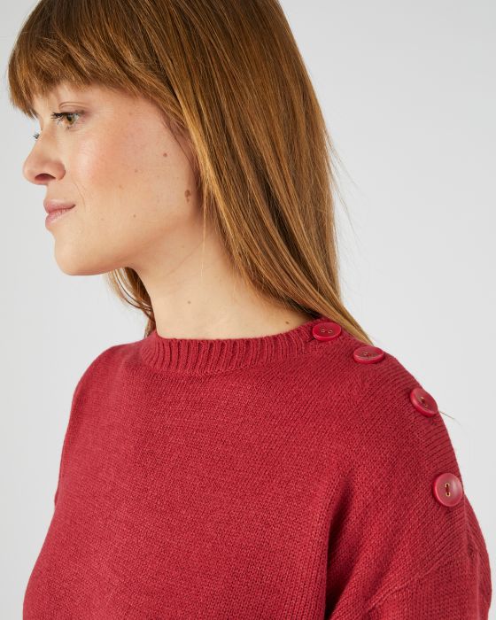 Pull tunique esprit marinière