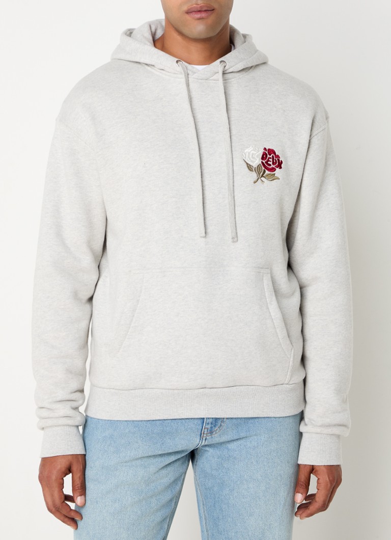Les Deux Felipe hoodie with kangaroo pocket and embroidery