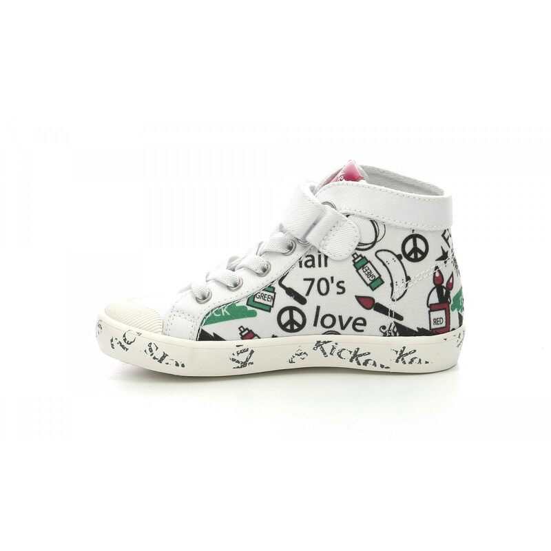 Sneakers hautes toile Godup