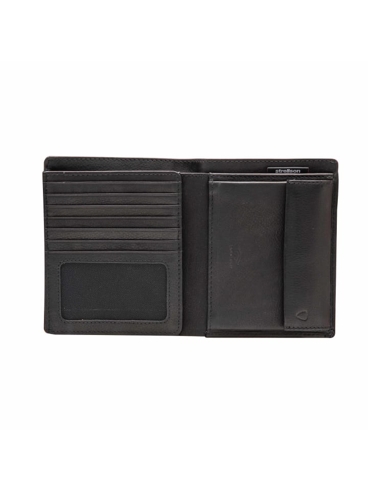 Strellson Billfold 'Carter Tanner in Schwarz' günstig kaufen onesize
