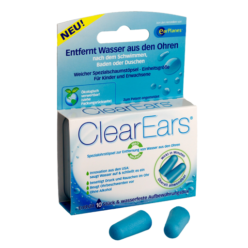CLEAREARS Ohrstöpsel z.Wasserentfernung  10 St
