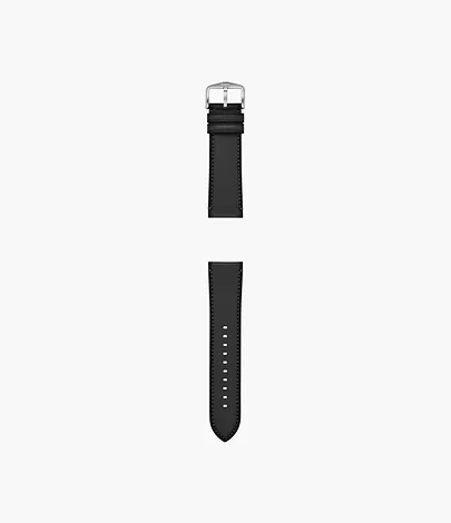 Fossil Band 24 mm LiteHide-Leder schwarz