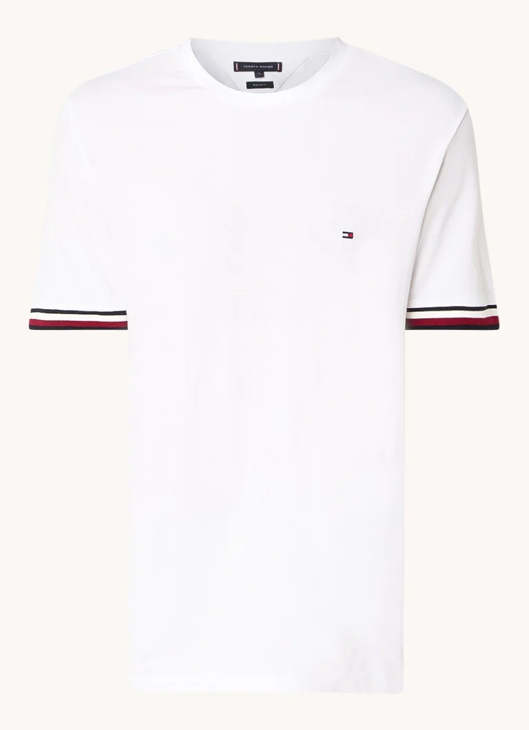 Tricou Tommy Hilfiger din bumbac piqué cu logo