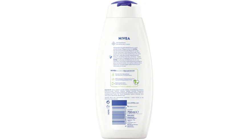 NIVEA Pflegendes Schaumbad Care & Diamond 750 ml