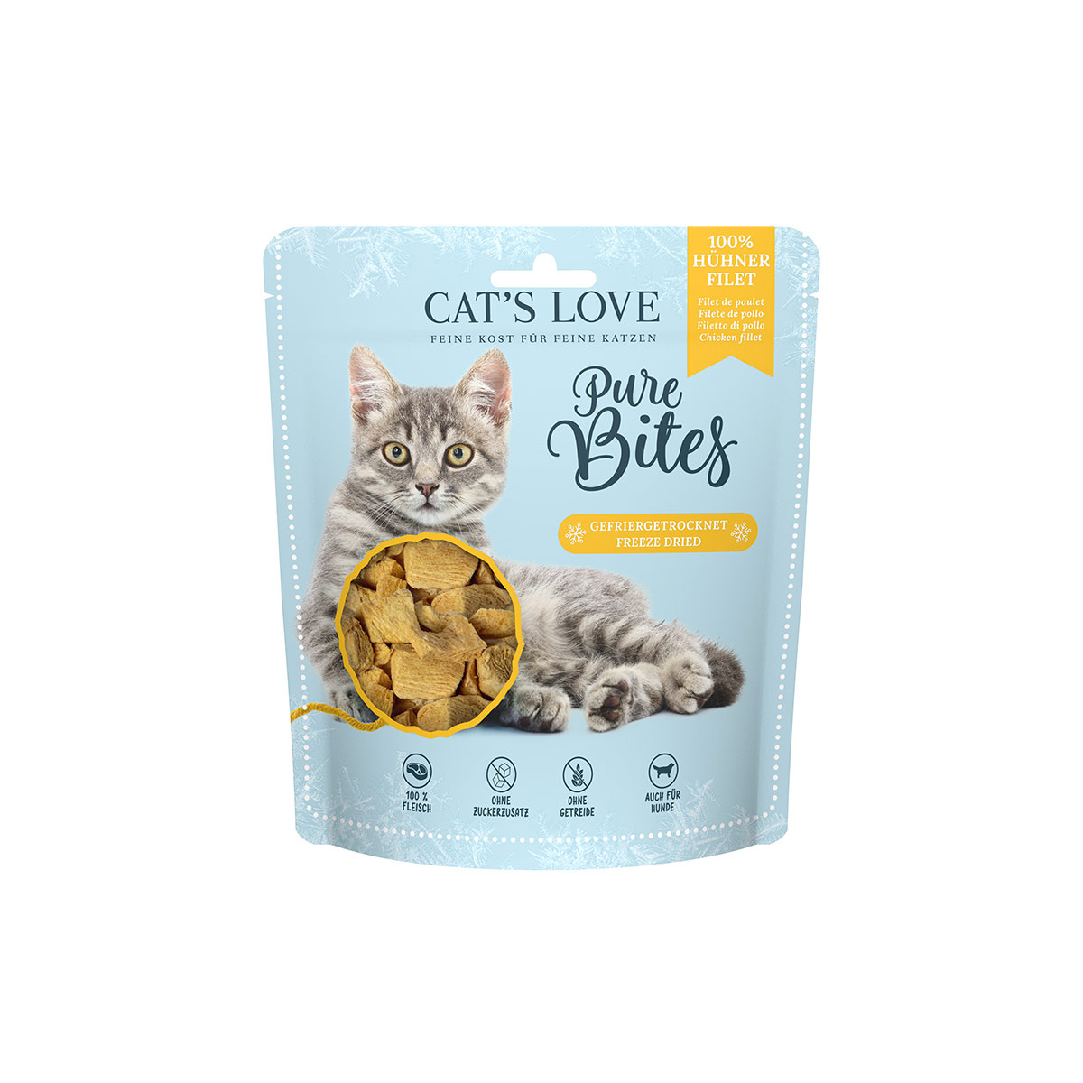 Cat's Love Pure Bites Hühnerfilet 40g günstig kaufen