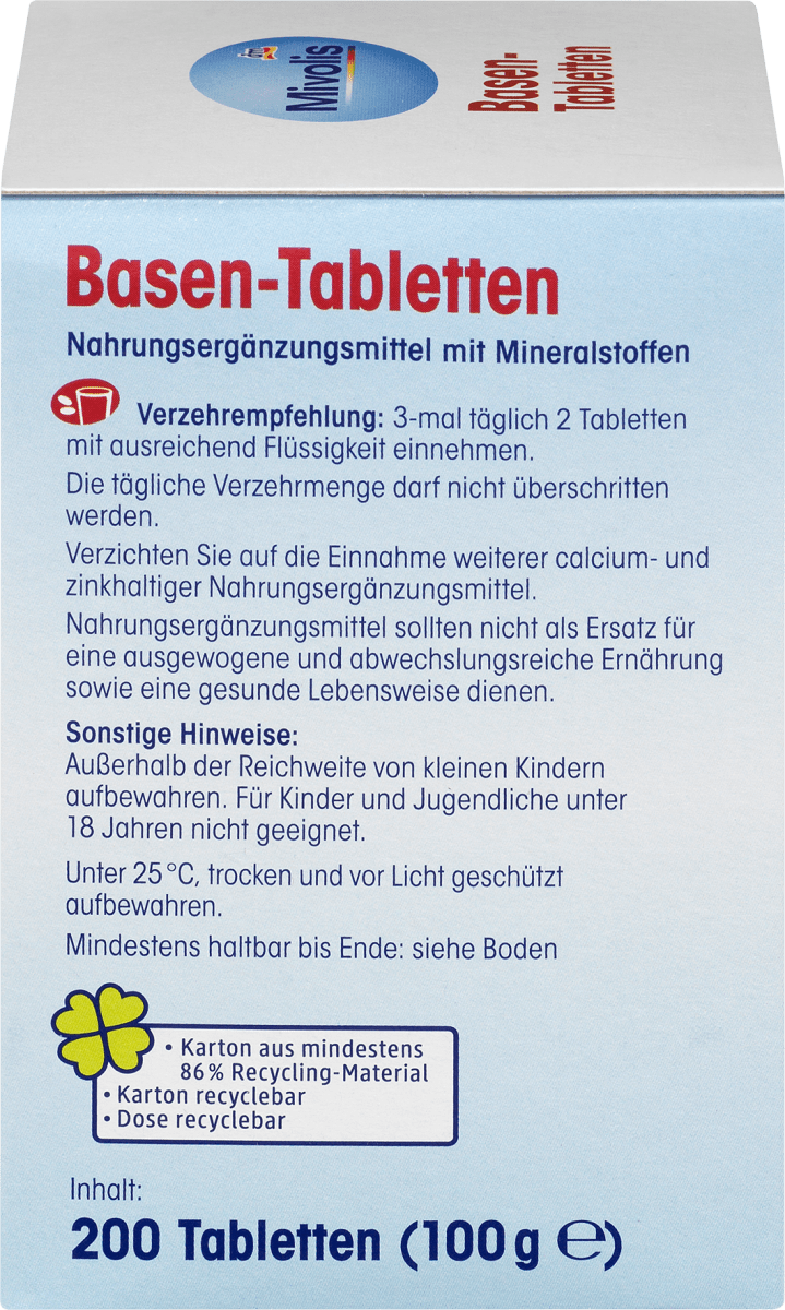 Basen-Tabletten 200 St., 100 g