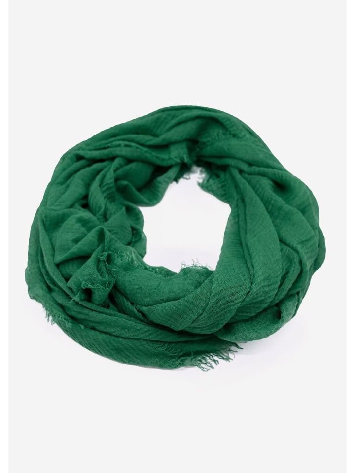 SASSYCLASSY Musselin Schals in Grün günstig kaufen onesize
