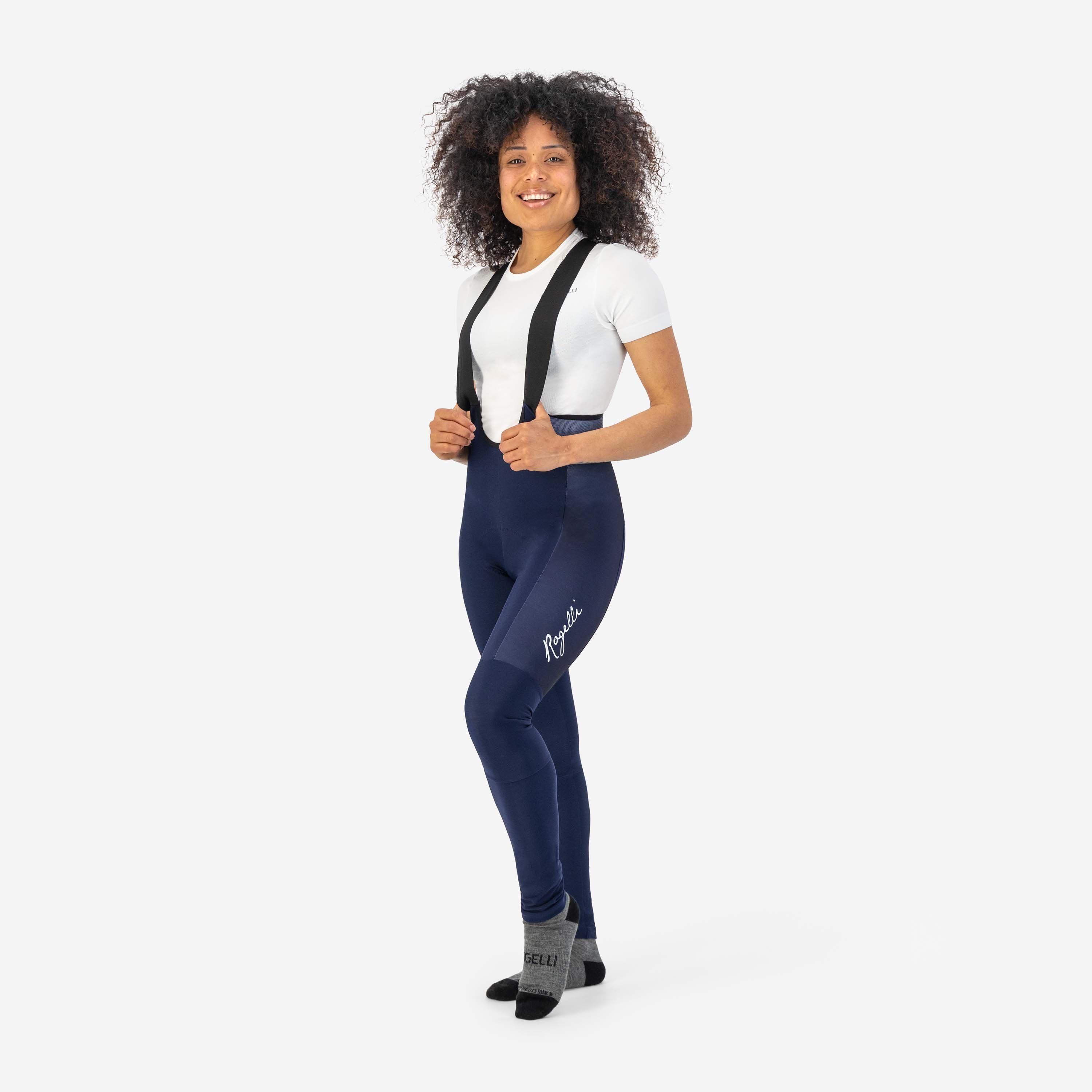 Rogelli Select II Blau Damen Radhose Lang Mit Träger