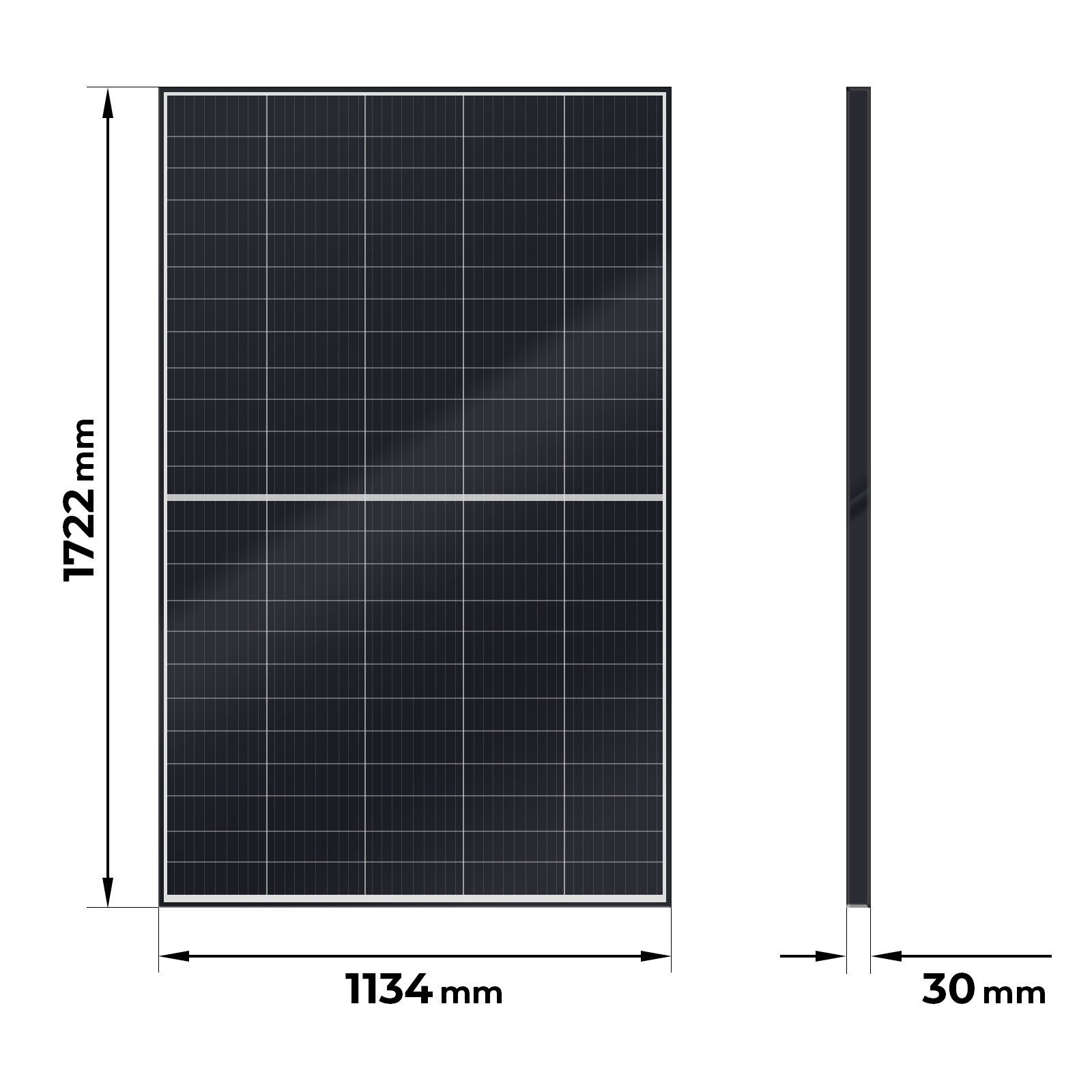 SUNNIVA Solaranlage Balkonkraftwerk 830W, 800,00 W, Monokristallin, (DEYE Wechselrichter (drosselbar auf 600W oder 800W), Solaranlage Komplettset mit 5m Anschlusskabel für Schuko Steckdose, Balkon Mini-PV Anlage mit WIFI APP und Stromerzeugung Messun