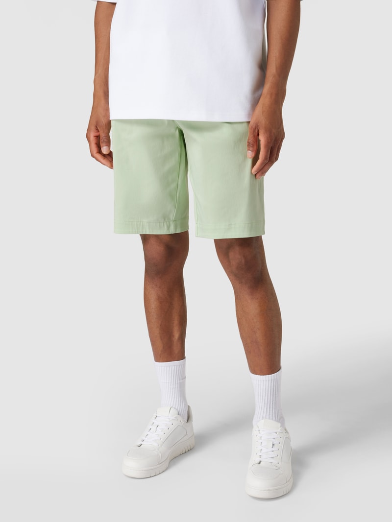 Slim Fit Shorts mit französischen Eingrifftaschen Modell 'Liem' in mint