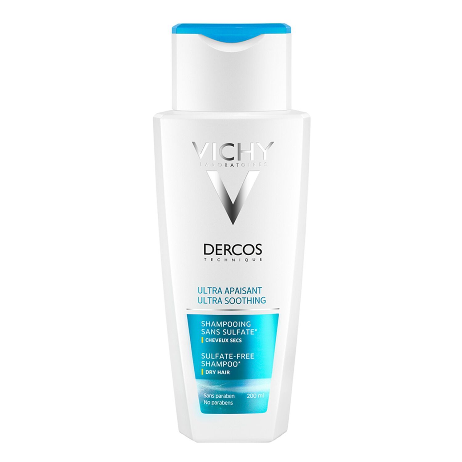 Vichy Dercos Technique Shampooing Ultra Apaisant Cheveux Secs 200 ml