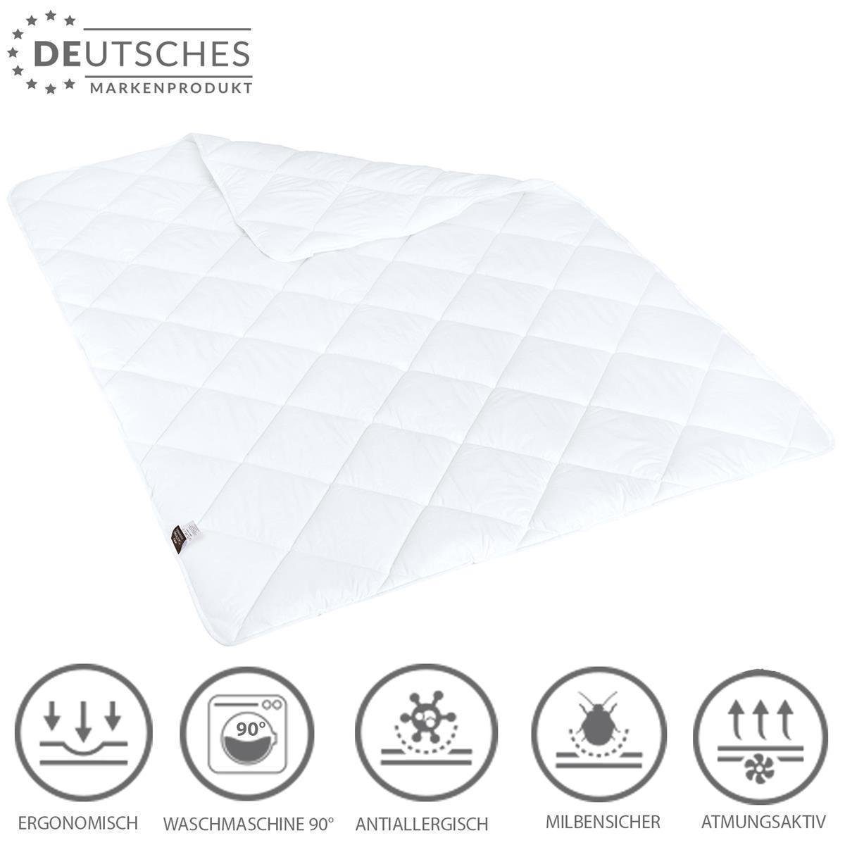 Microfaserbettdecke, Air Dream Bettdecken gesteppt und kochfest, SEI Design, Füllung: 100% Air Dream Faserbällchen, Bezug: 100% Mikrofaser, Antiallergen