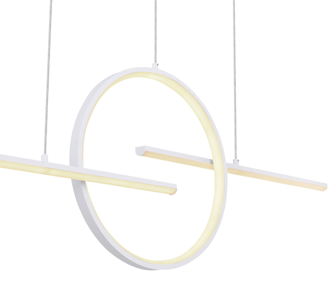 Globo Lighting - BARRAL - Hängeleuchte Metall weiß, LED