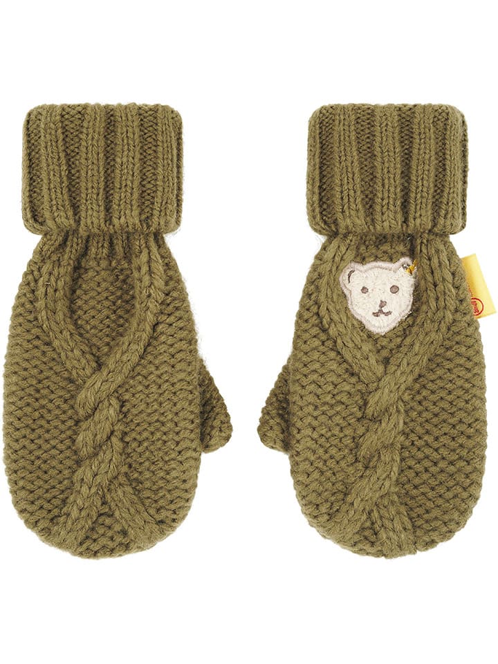 Steiff Fäustlinge in Khaki günstig kaufen