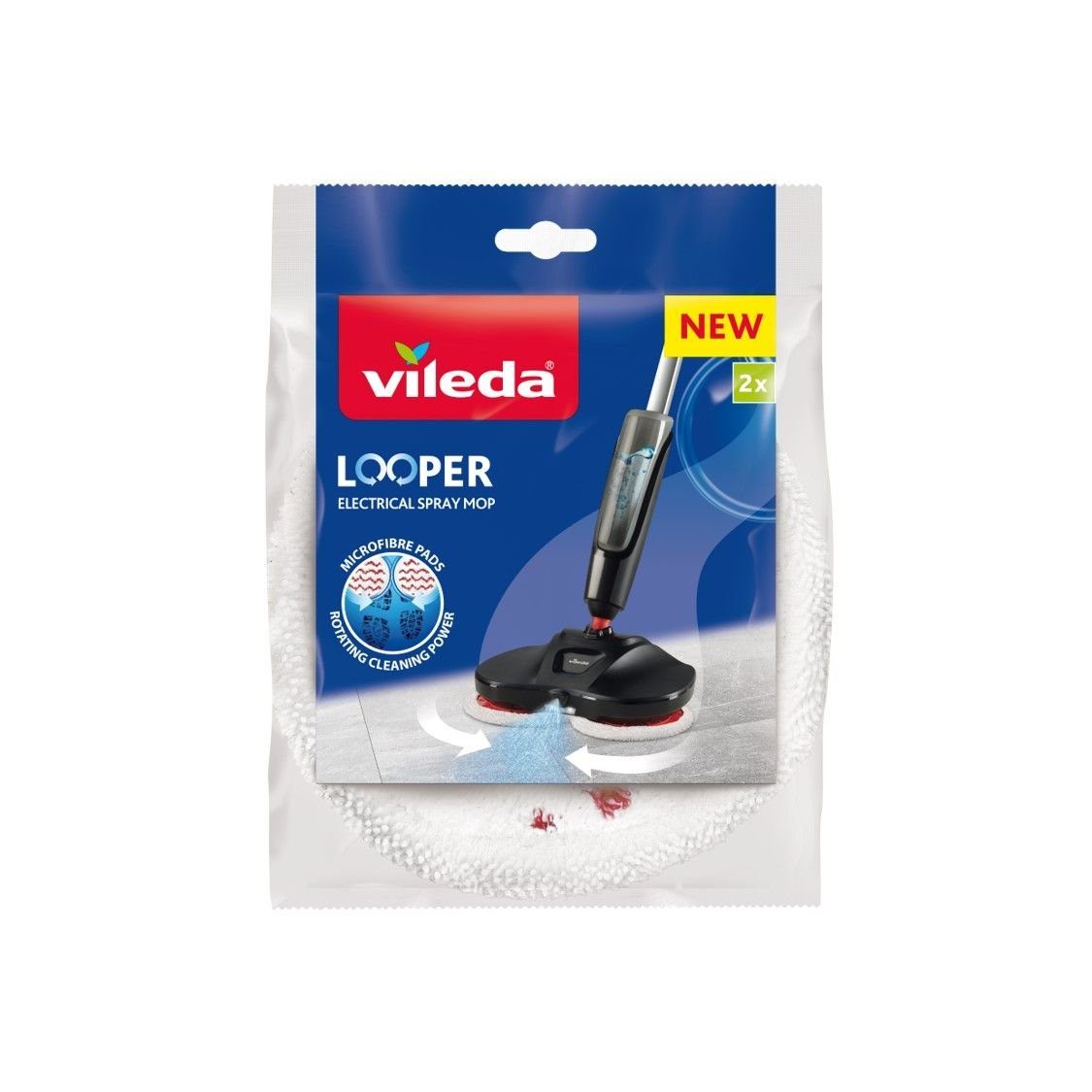 Vileda Dampfreiniger Vileda Ersatzbezug für Spraymob Looper 2 Stück
