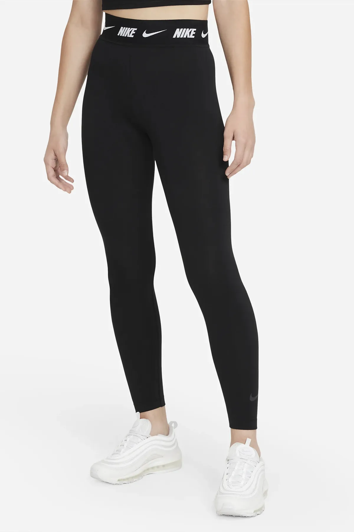 Nike  Leggings - Schwarz - Mittlerer Bund