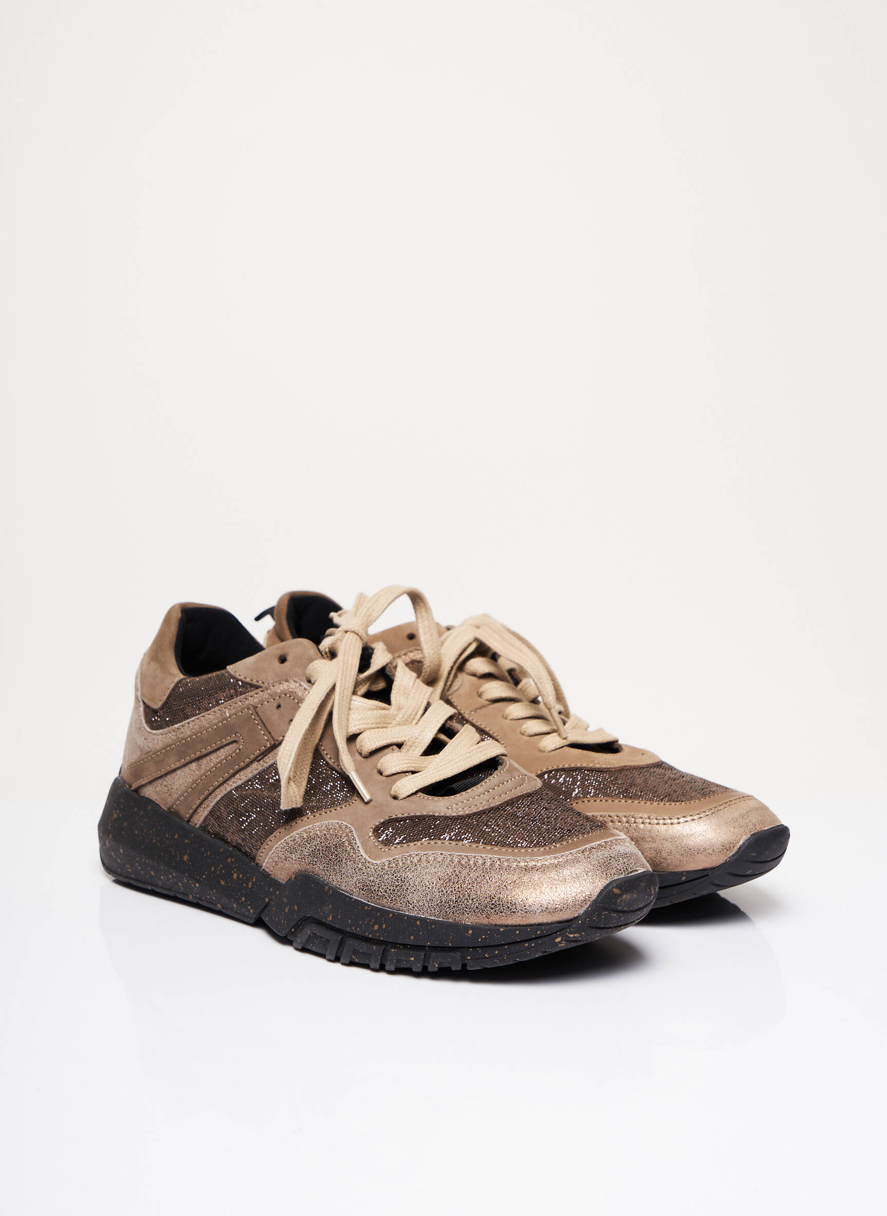 Serafini Baskets Femme couleur marron