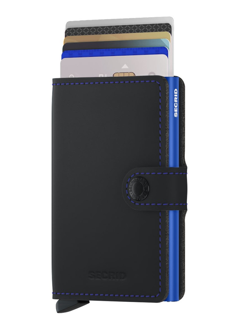 Portafoglio mini Secrid in pelle con porta carte di credito.