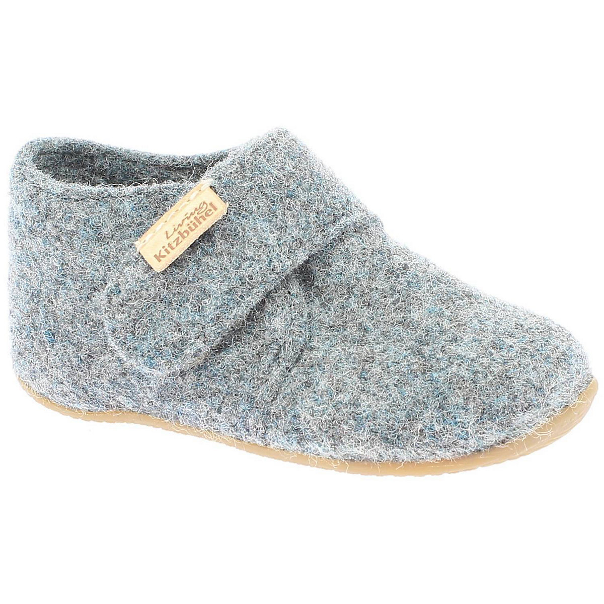 Babyklettschuh Filz unifarben Circular Grey Ballerinas