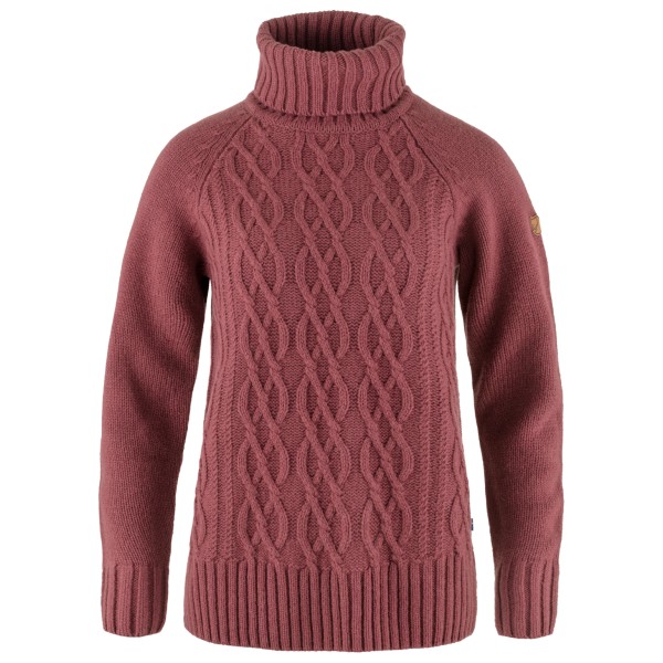 Fjällräven - Women's Övik Cable Knit Roller Neck - Wollpullover