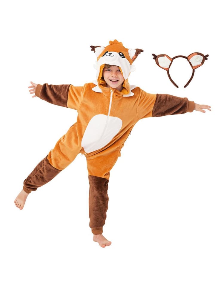 Corimori Onesie Kostüm in Orange günstig kaufen