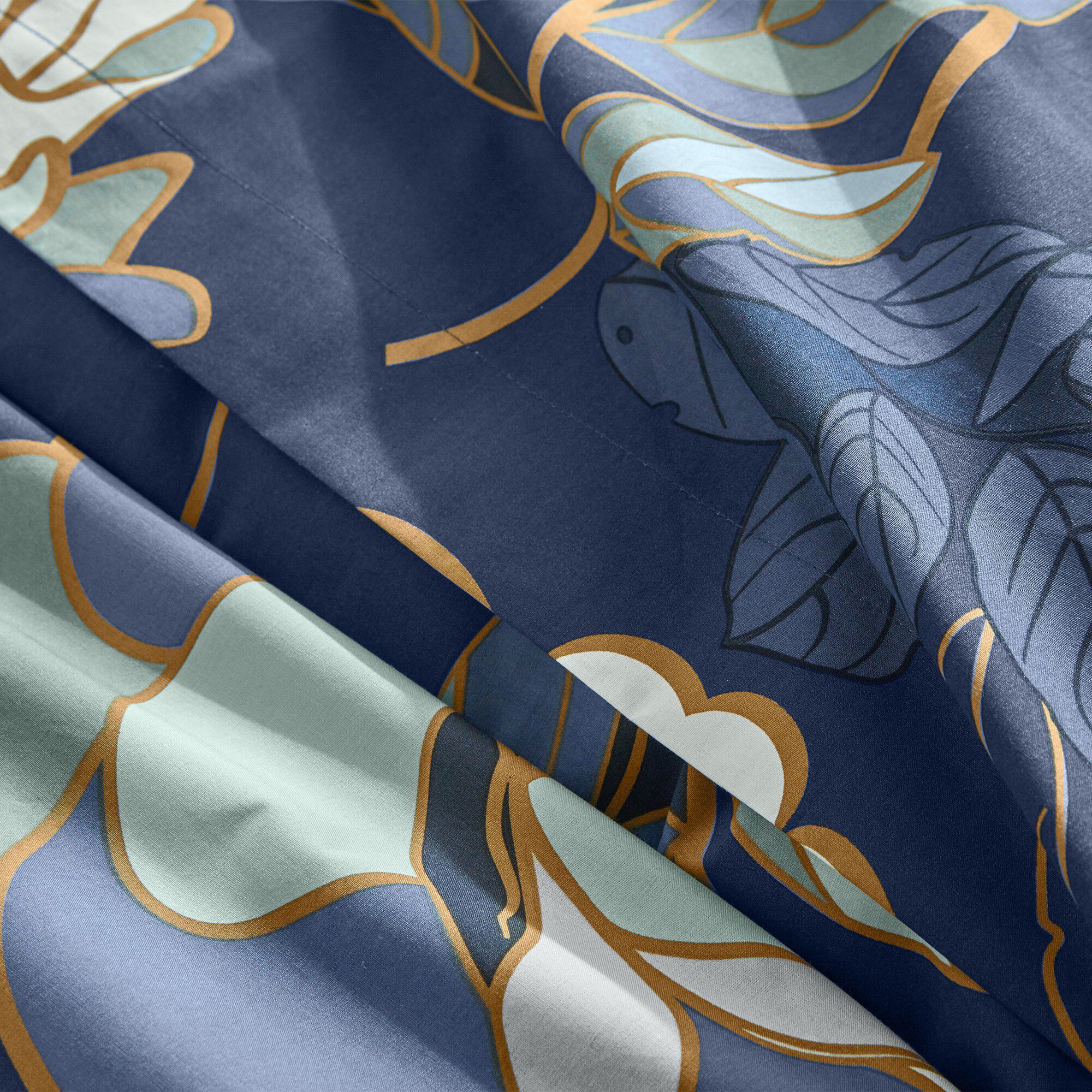 Linge de lit Louise imprimé floral – percale coton