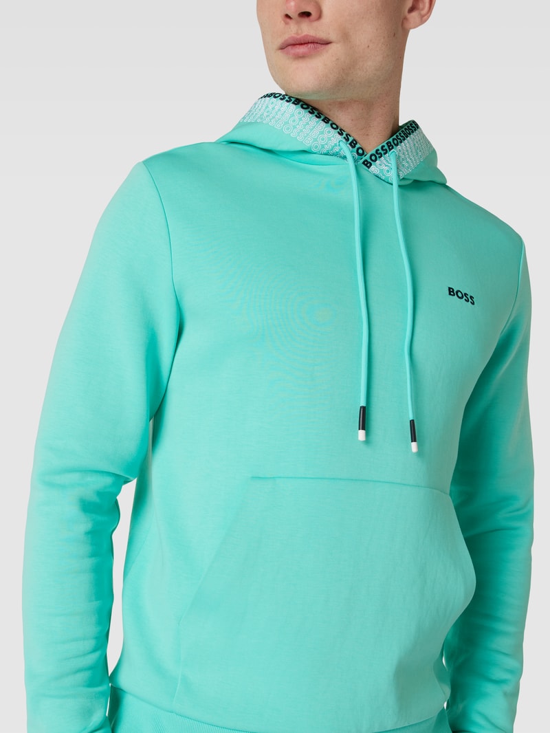 Hoodie mit Känguru-Tasche Modell 'Soody' in hellgrün