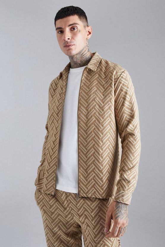 Smartes Overshirt mit Reißverschluss