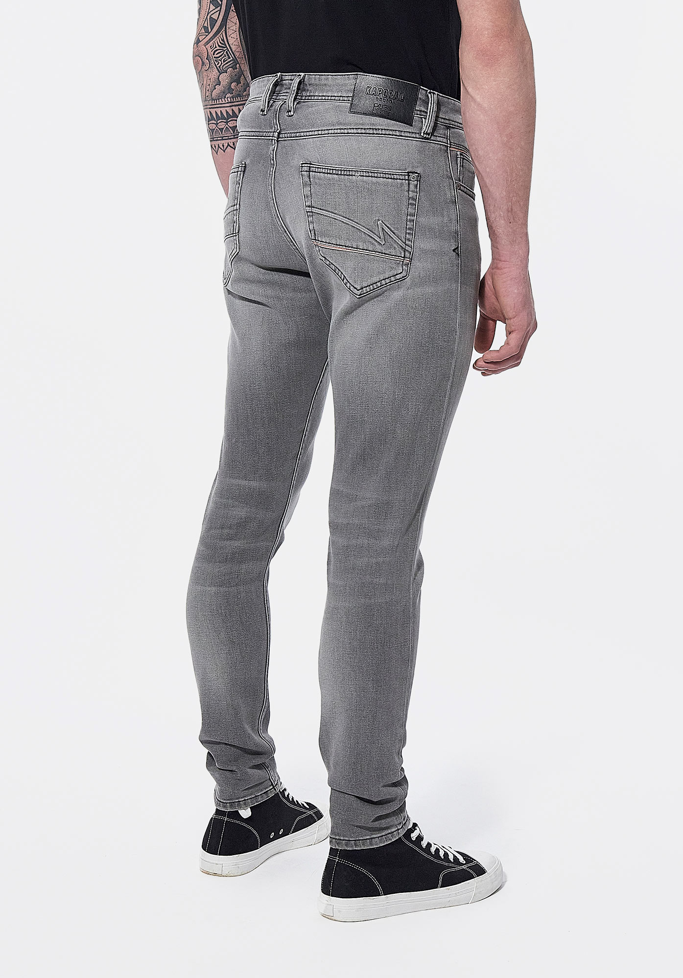 TYREL  Jean slim gris Homme