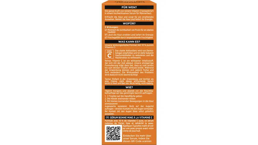 L'Oréal Men Expert Hydra Energy Vitamin C Serum 30 ml