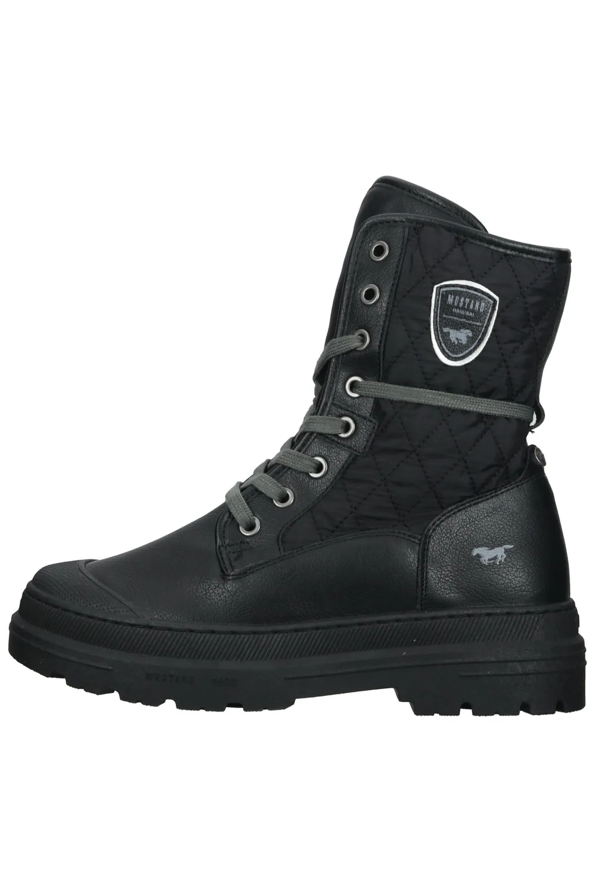 Mustang  Stiefelette - Schwarz - Blockabsatz