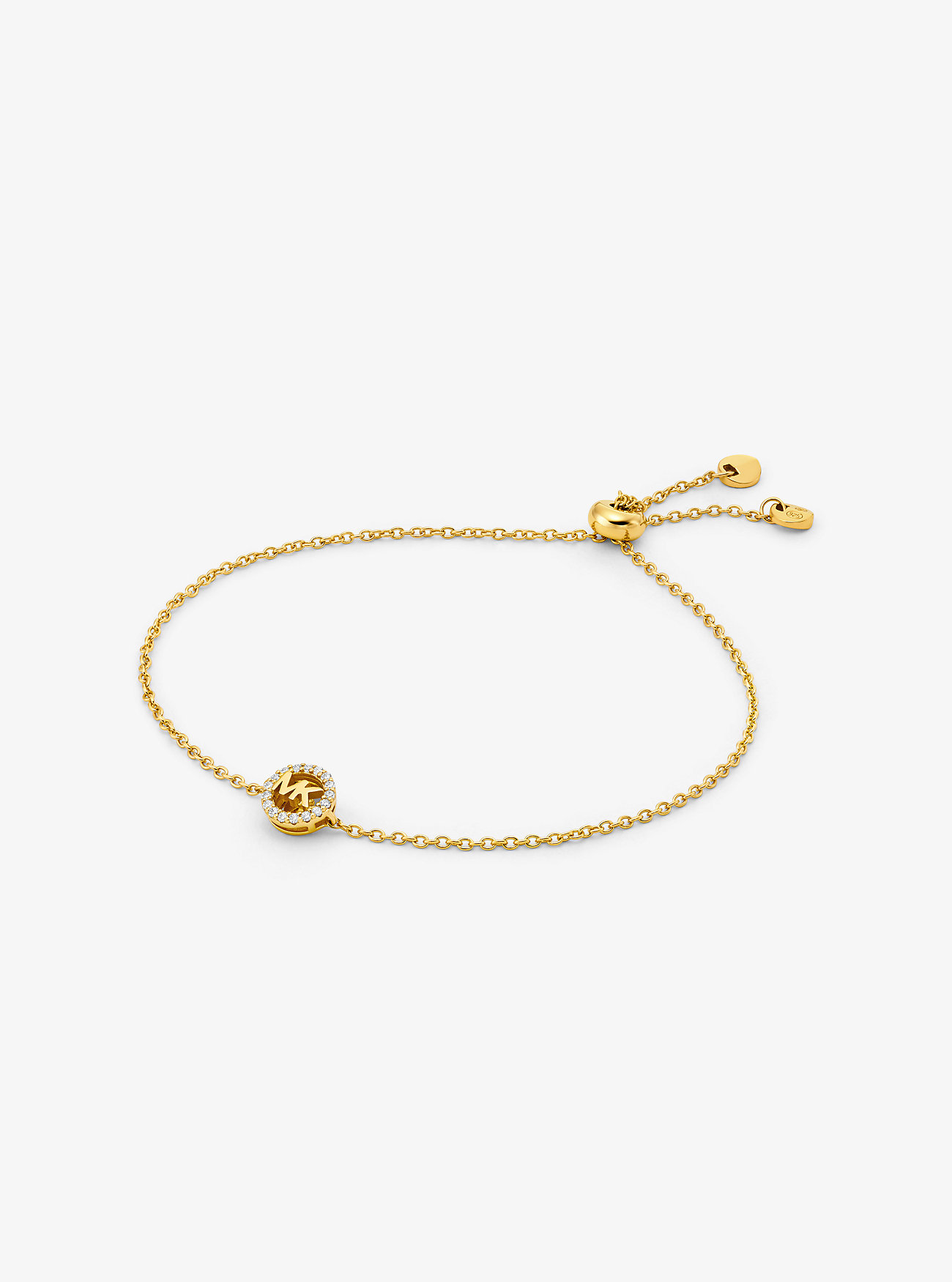 Fulton Precious Metal-Plated Sterling Silver Slider Bracelet - GOLD