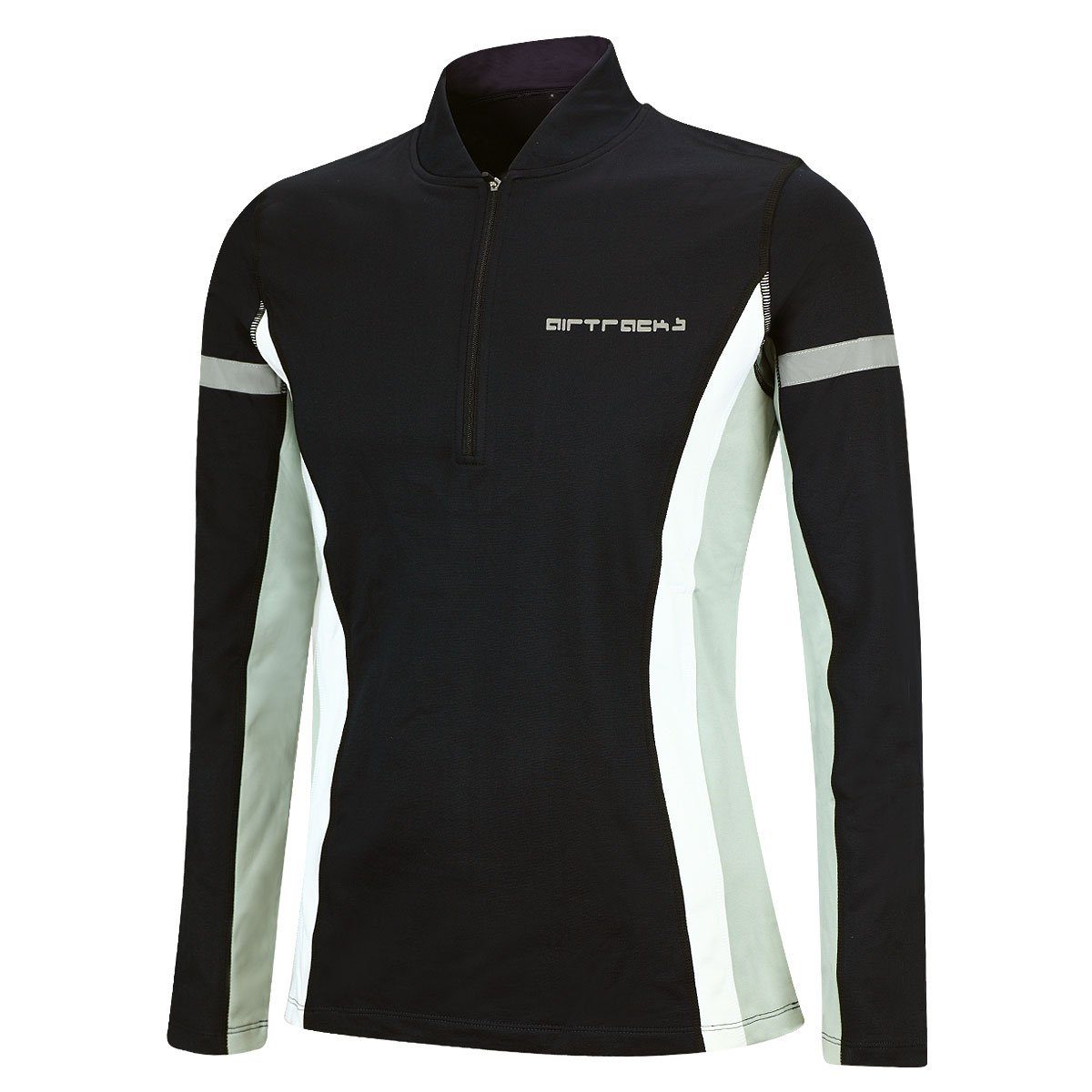 Airtracks Laufshirt Damen Thermo Laufshirt Langarm Sweatshirt Funktionsshirt mit Fleece optimal, für die kalte Jahreszeit Herbst -Winter  S M L XL XXL