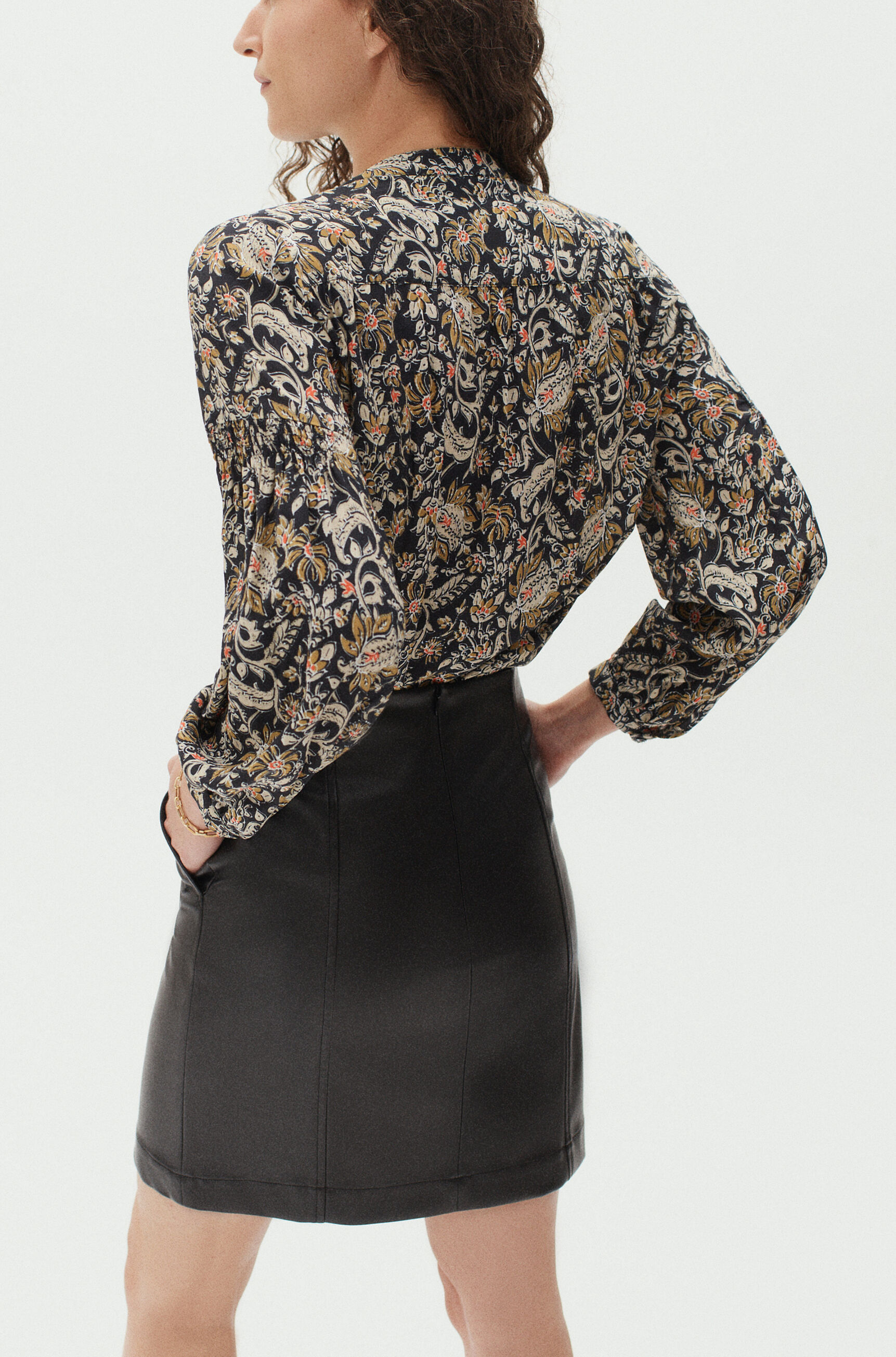 jupe amel noir femme