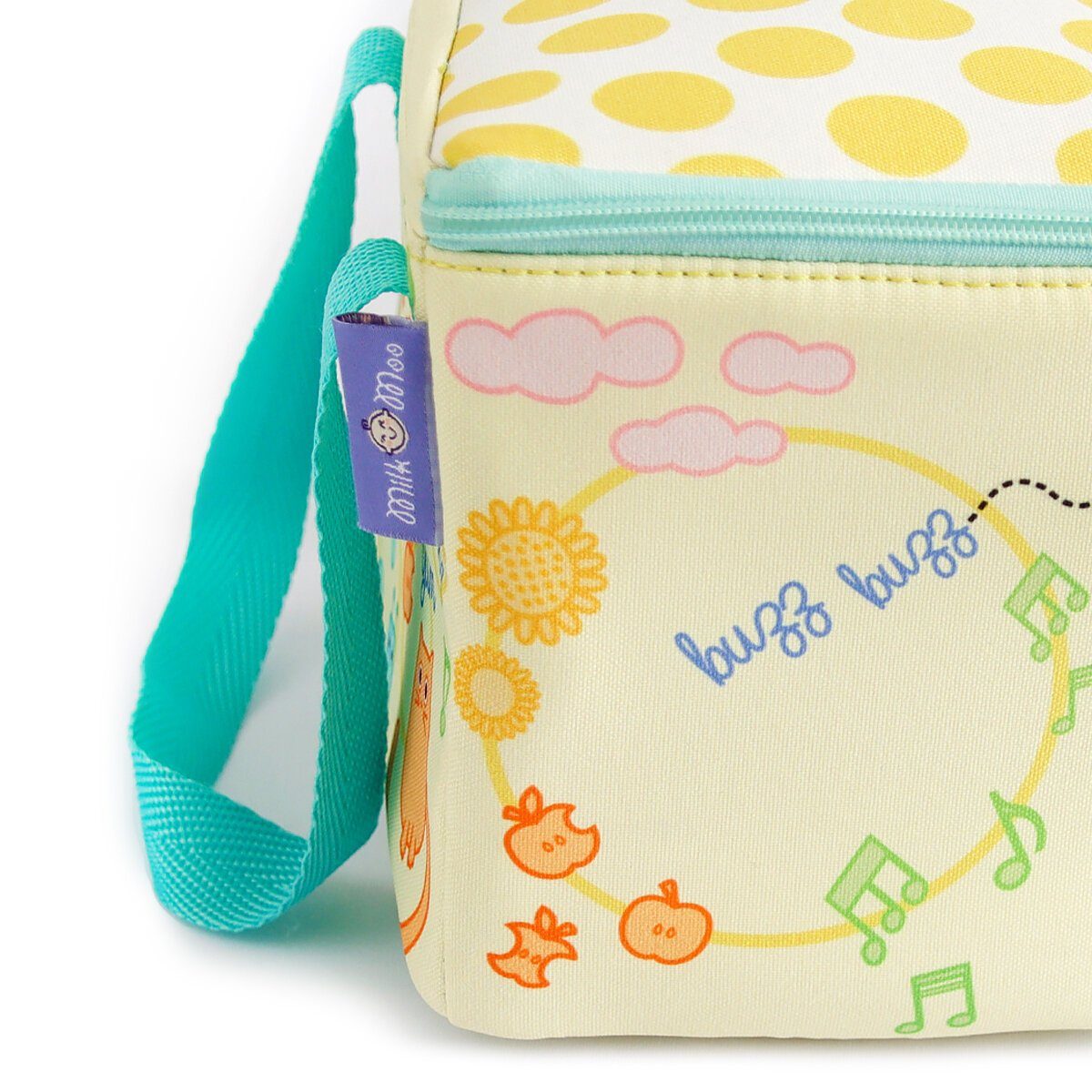 MILK&MOO Kühltasche Milk&Moo Lunchbox, Lunchtasche, Brotdose, Kühltasche, Gelb
