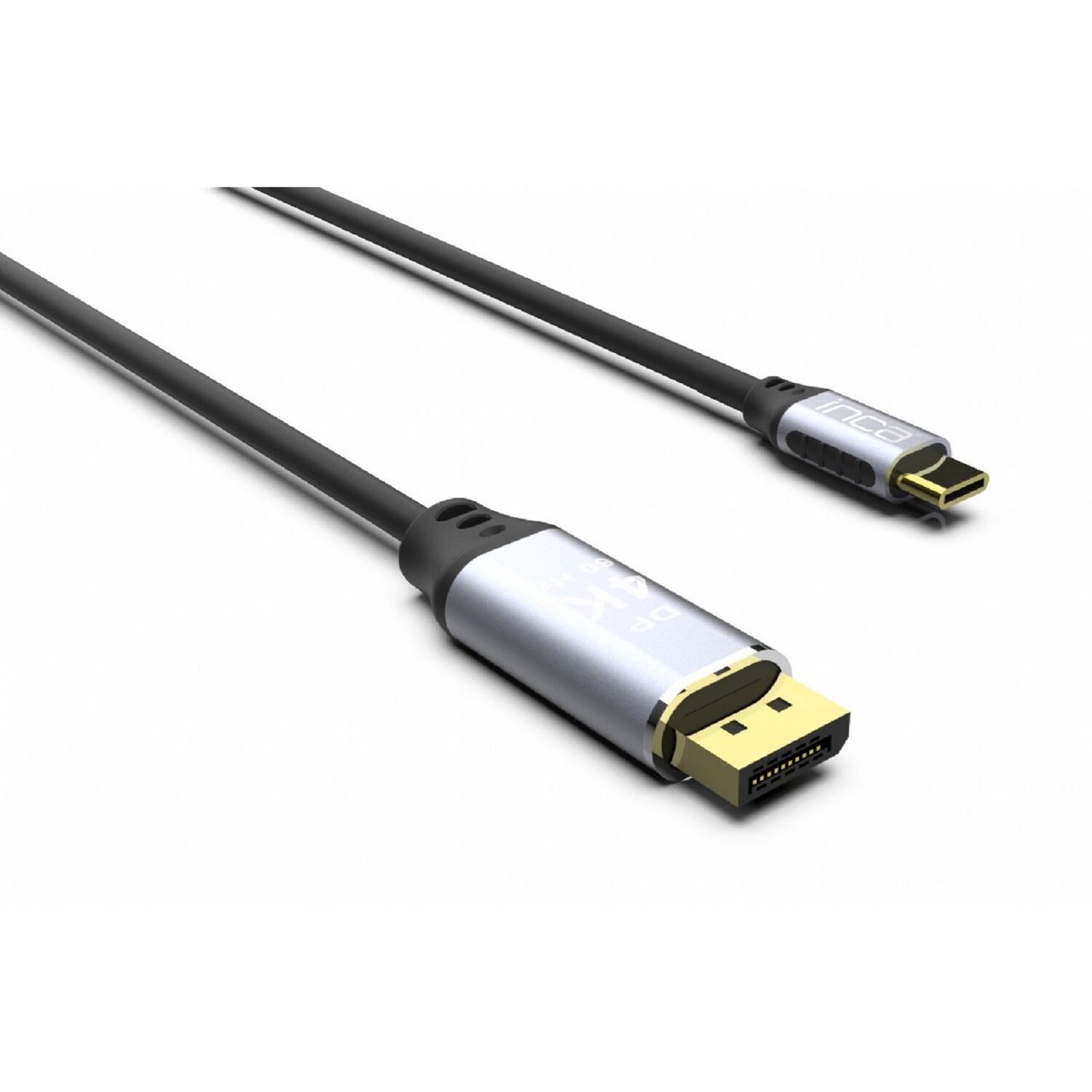 Inca 4K HDMI-Kabel: High-Definition Bildübertragung (60 Hz), Typ-C zu DisplayPort, Goldspitzen
