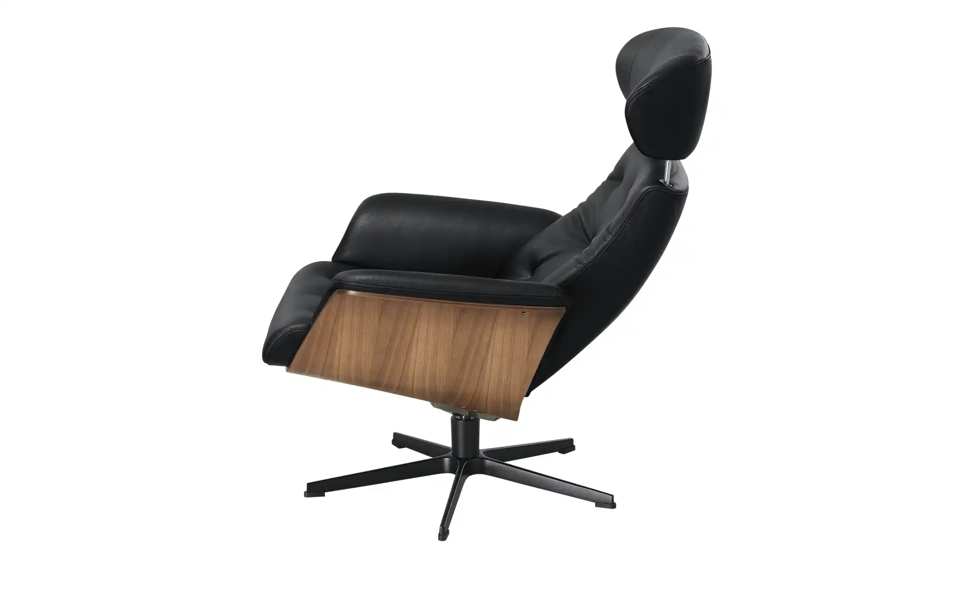 Sessel in Leder mit Knopfnaht