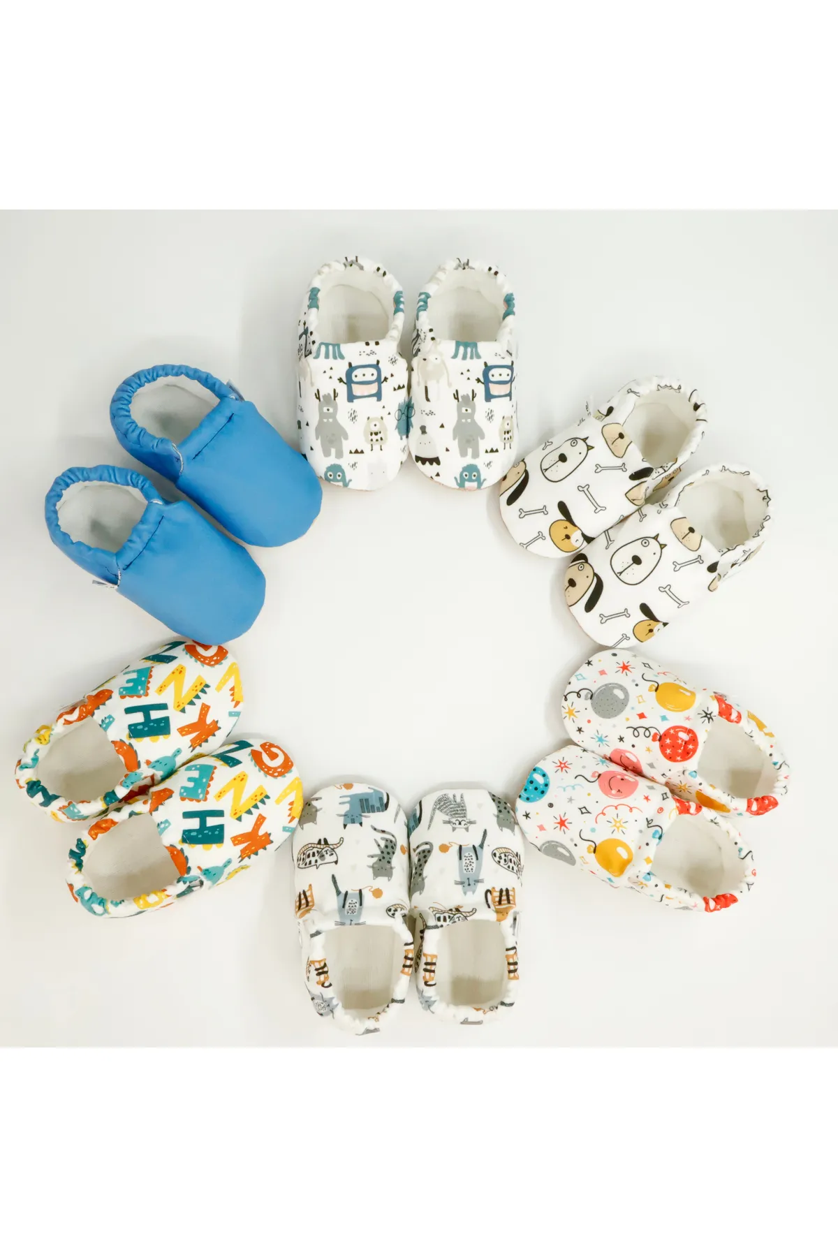 Ella Bonna  Rutschfeste Sohle, süßer Hund, Babyschuhe, Heimstiefel, Hausschuhe, Kinderzimmerschuhe, Hausschuhe