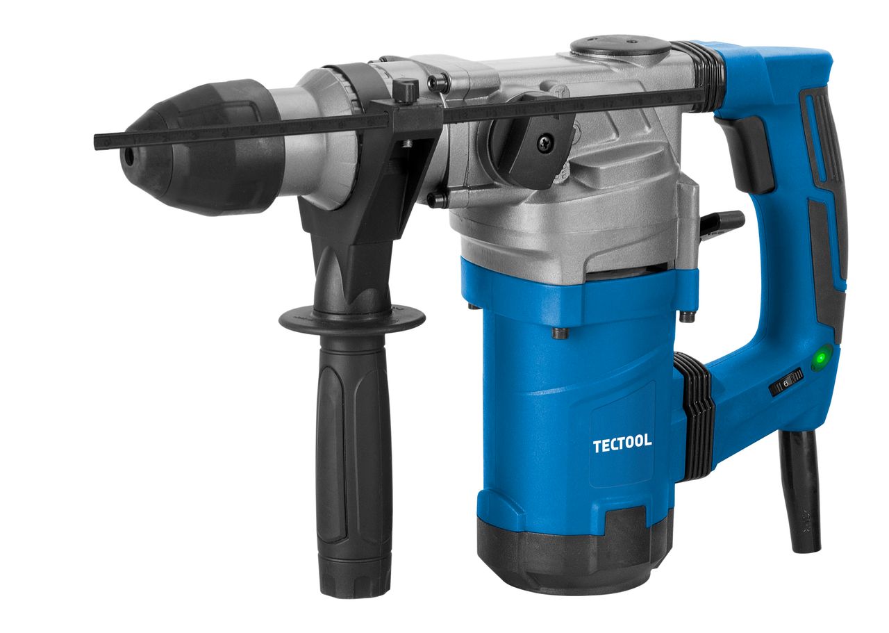 TECTOOL SDS-PLUS BOHRHAMMER TRH 1600 [230V - EU] - 1600W, 0-800 U/MIN, 5,5 J, TRANSPORTKOFFER, BOHRER, MEIßEL