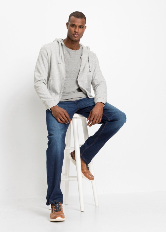 Classic Fit Stretch-Jeans, Straight