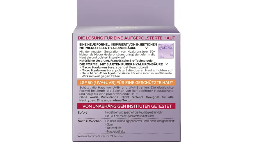 L'Oréal Paris Revitalift Filler Tag LSF50 50 ml