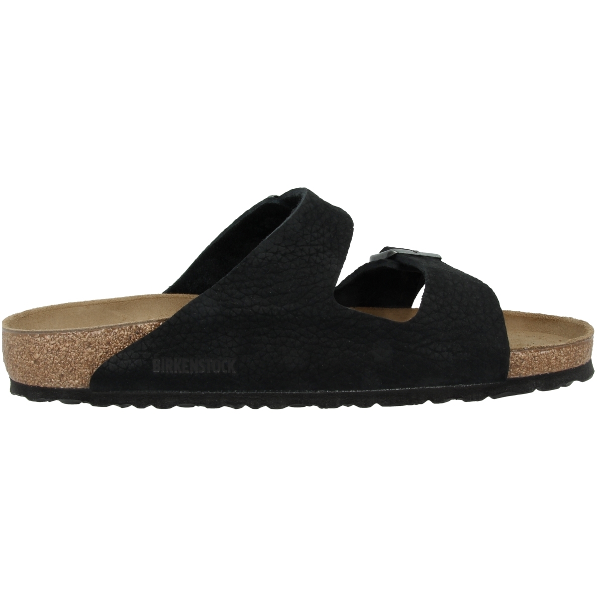 Birkenstock Arizona Nubukleder normal Sandale schwarz