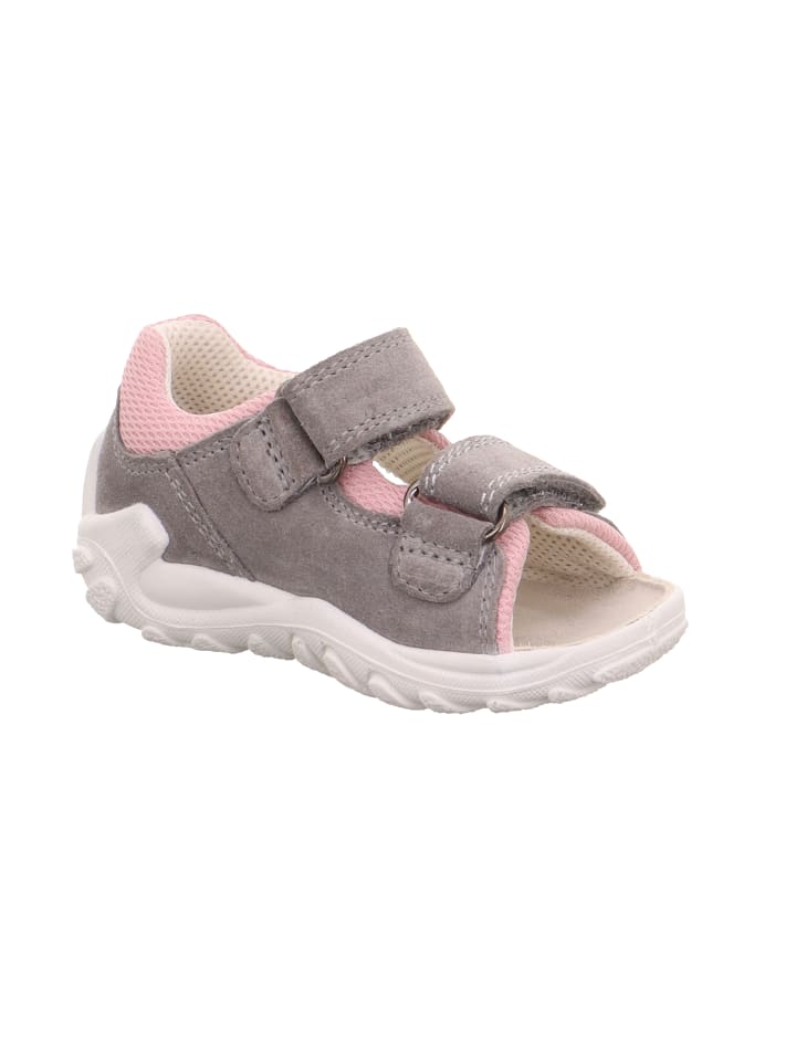 superfit Lauflernsandale FLOW in Grau/Rosa günstig kaufen