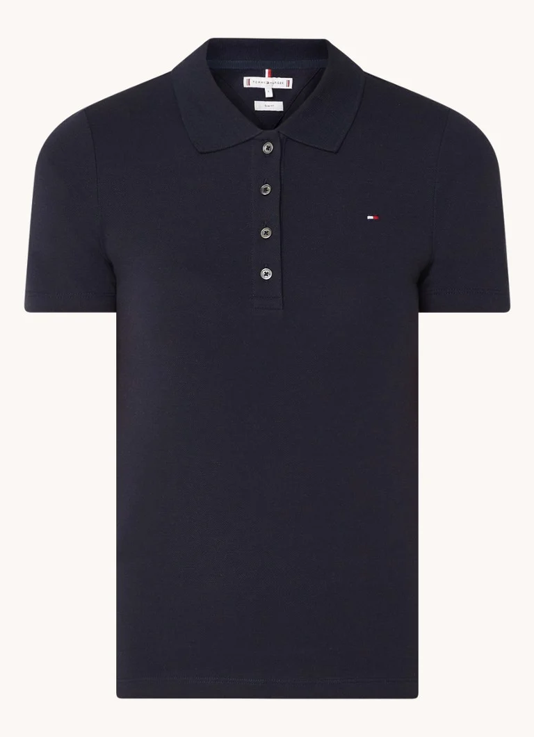 Tommy Hilfiger 1985 slim fit cotton piqué polo with logo