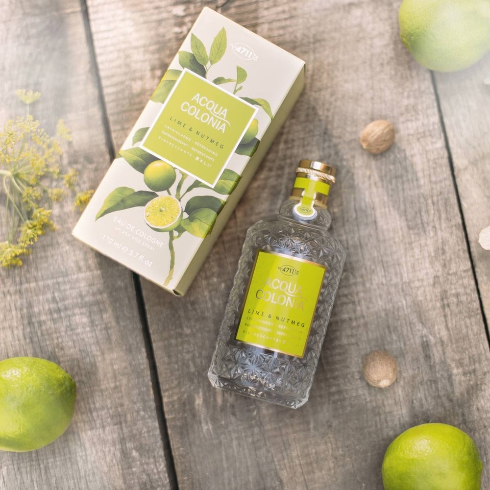 4711 Citron Vert & Noix de Muscade 50ml Flacon Splash & Spray Eau de Cologne