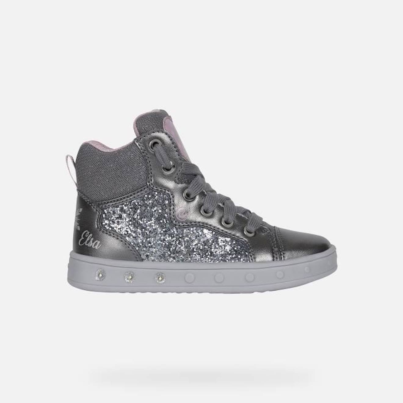Geox Tennis Baskets basses J SKYLIN Fille gris
